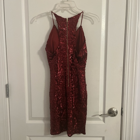 Windsor Red Sequin Dress - Picture 4 of 6